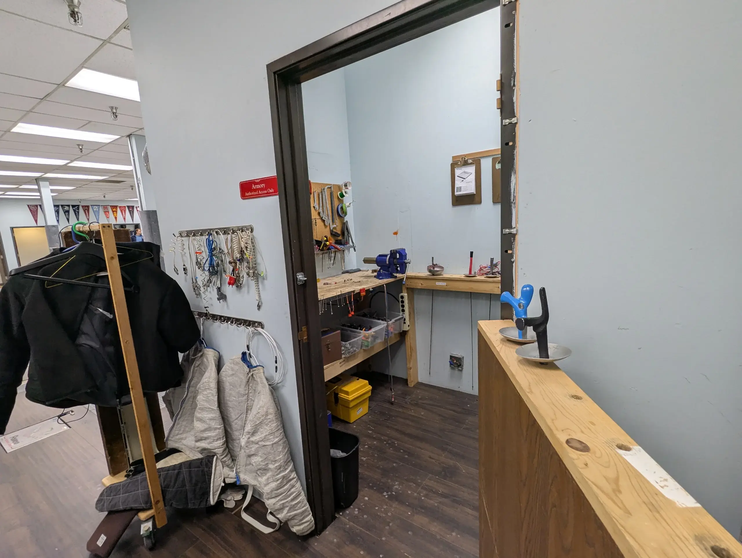 Armory & equipment room